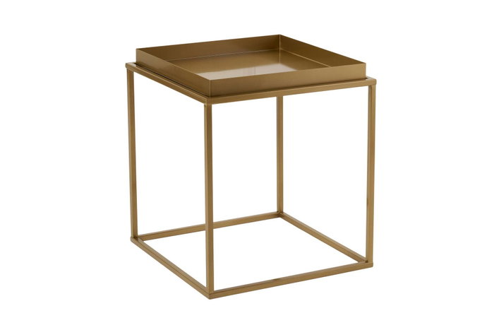 Hanah Home Mesa de Café de Metal Dorado Shb-018-A